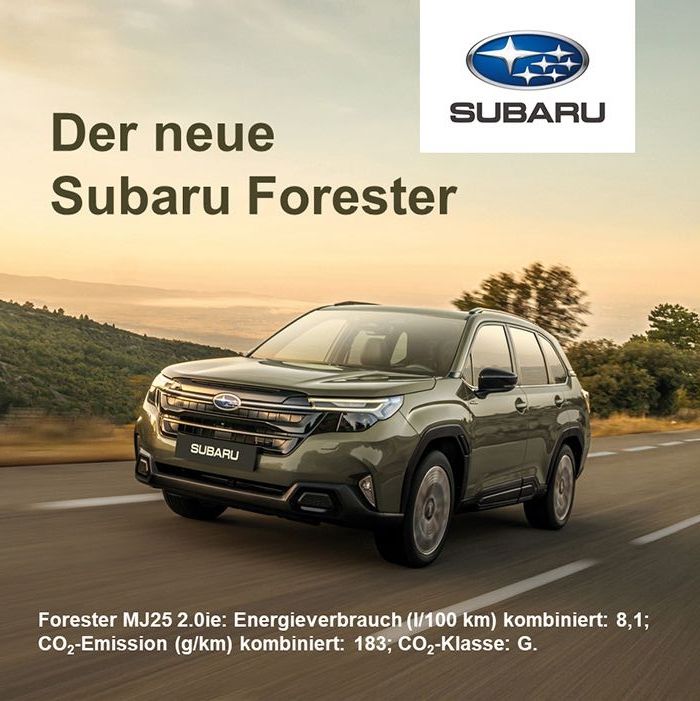 Angebot zum neuen Subaru Forester